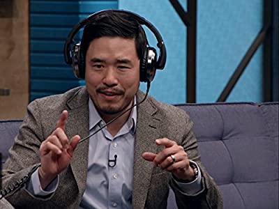 Randall Park Wears Brown Dress Shoes with Blue Socks